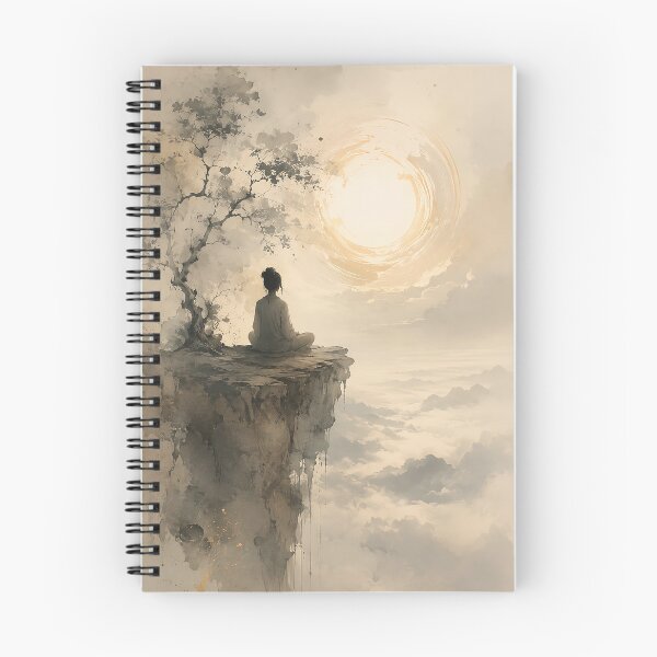 Item preview, Stillness Above the Clouds  – Meditation Mountain Wall Art designed and sold by SacredLensV.