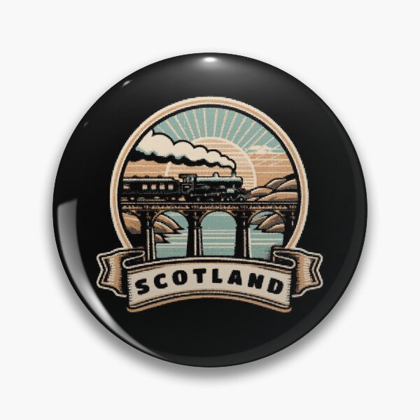 Item preview, Scotland /// Vintage Steam Train designed and sold by Scaryzz.