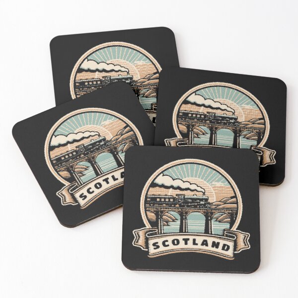 Item preview, Scotland /// Vintage Steam Train designed and sold by Scaryzz.