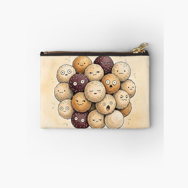 Item preview,  Cute Sesame Balls Jian Dui Kawaii Dim Sum Illustration designed and sold by DuckOddity.