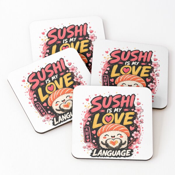 Item preview, Sushi Is My Love Language –Cute Kawaii Sushi designed and sold by Gee-Na.