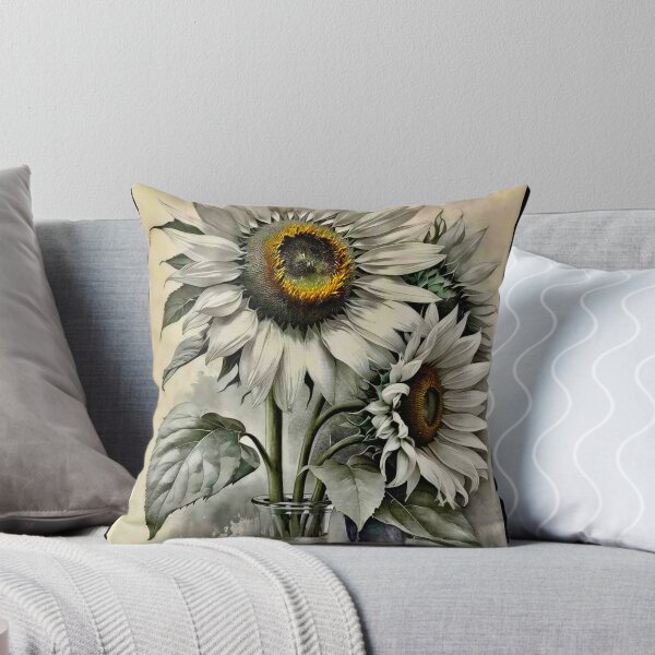 Item preview, White Sunflowers designed and sold by ©Janis Zroback.