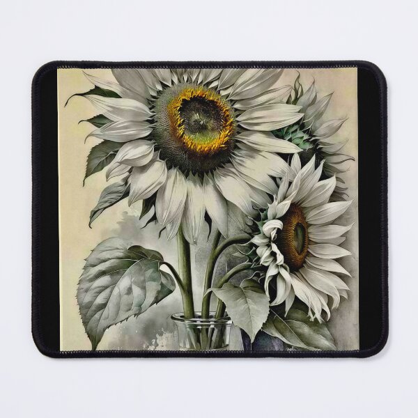 Item preview, White Sunflowers designed and sold by ©Janis Zroback.
