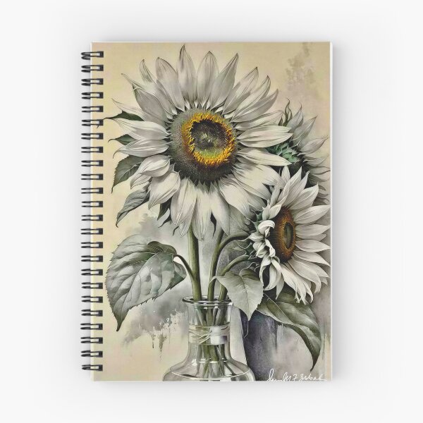 Item preview, White Sunflowers designed and sold by ©Janis Zroback.