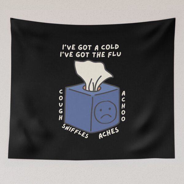 Item preview, Feeling Sick Cold Flu Funny Tissue Box | Sick Humor  designed and sold by SunandShade.