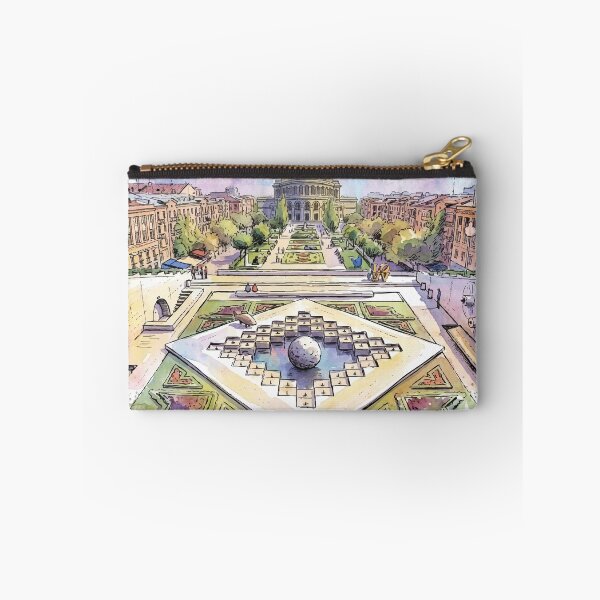 Item preview, Yerevan Cascade View to Opera Theater Armenia Watercolor Art designed and sold by NareArt.