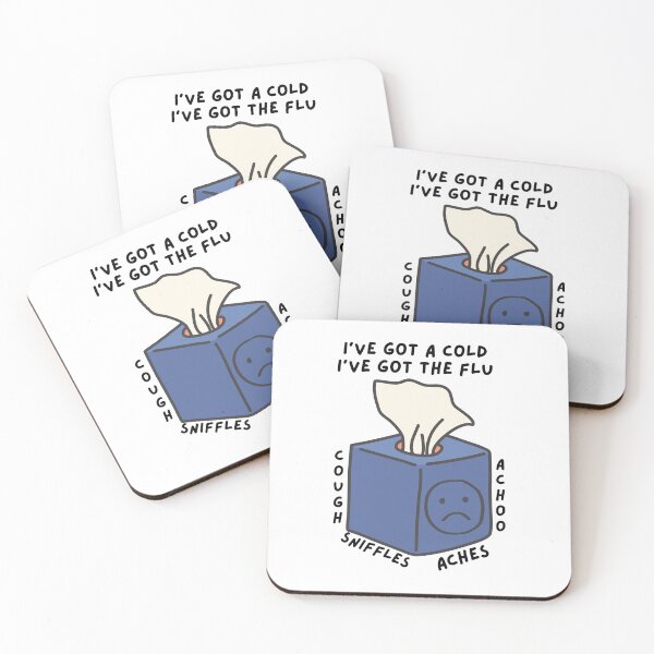 Item preview, Feeling Sick Cold Flu Funny Tissue Box | Sick Humor  designed and sold by SunandShade.