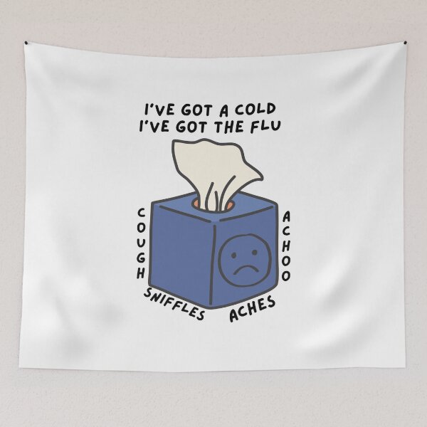 Item preview, Feeling Sick Cold Flu Funny Tissue Box | Sick Humor  designed and sold by SunandShade.