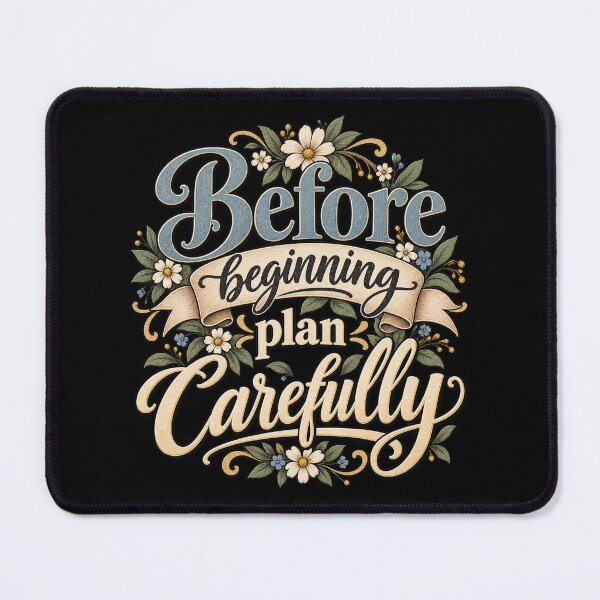 Item preview, Think Before You Begin designed and sold by Quote Gallery.