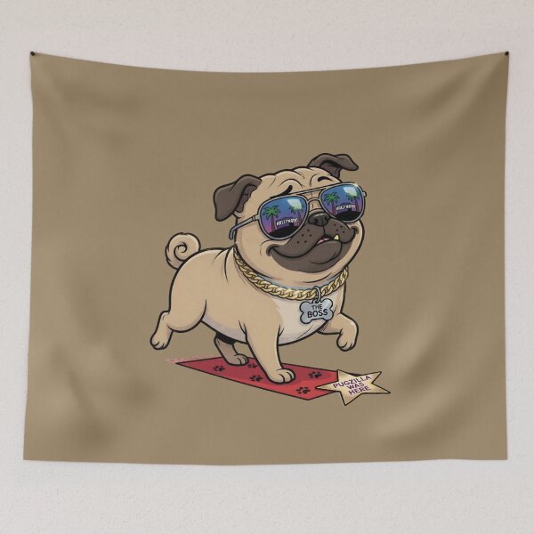 Item preview, The Boss Pug – boss in the house designed and sold by design-rebell.