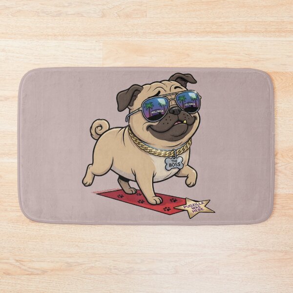 Item preview, The Boss Pug – boss in the house designed and sold by design-rebell.