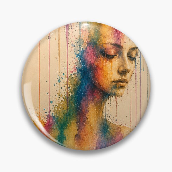 Item preview, The Colors We Carry – Rainbow Woman Spiritual Art designed and sold by SacredLensV.