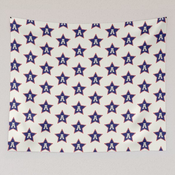 Item preview, Letter A Blue White Star designed and sold by Jeallan Designs.