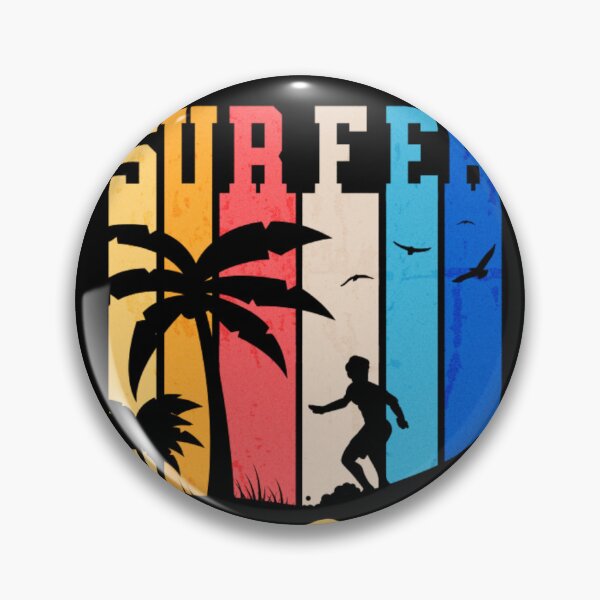 Item preview, Surf Life – Retro Tropical Beach Surfing Design designed and sold by MOCH- ART.