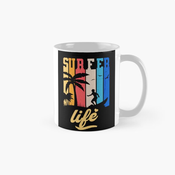 Item preview, Surf Life – Retro Tropical Beach Surfing Design designed and sold by MOCH- ART.