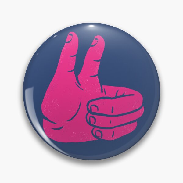 Item preview, Up Club, Two Thumbs Up Self Hand Portrait in Pink designed and sold by The Up Club.