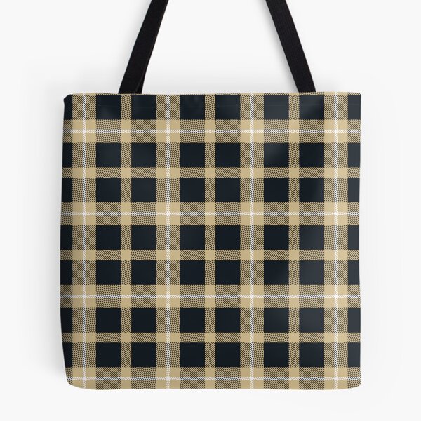 Item preview, Black and Gold Plaid Black designed and sold by The Plaid Garden.