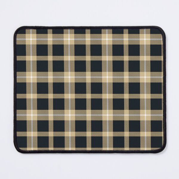 Item preview, Black and Gold Plaid Black designed and sold by The Plaid Garden.