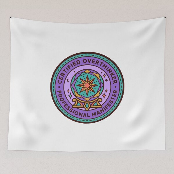 Item preview, Certified Overthinker Professional Manifestor designed and sold by AliveStyle.