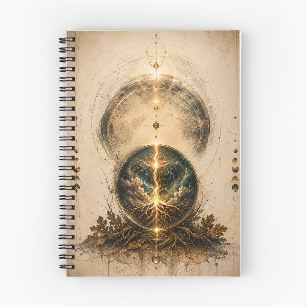 Item preview, Rooted Between Worlds  – Sacred Tree Cosmic Wall Art designed and sold by SacredLensV.