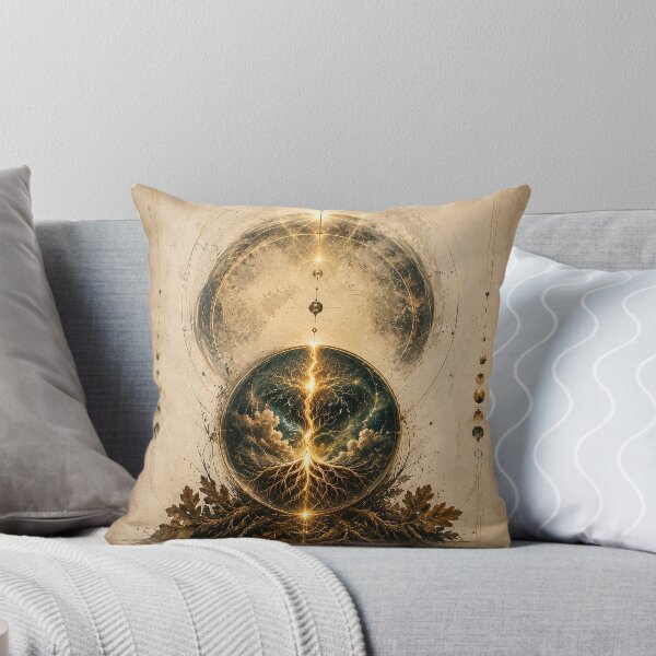 Item preview, Enraizado entre mundos – Arte mural cósmico del Árbol Sagrado designed and sold by SacredLensV.