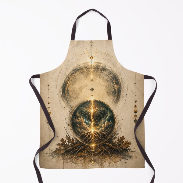 Item preview, Rooted Between Worlds  – Sacred Tree Cosmic Wall Art designed and sold by SacredLensV.