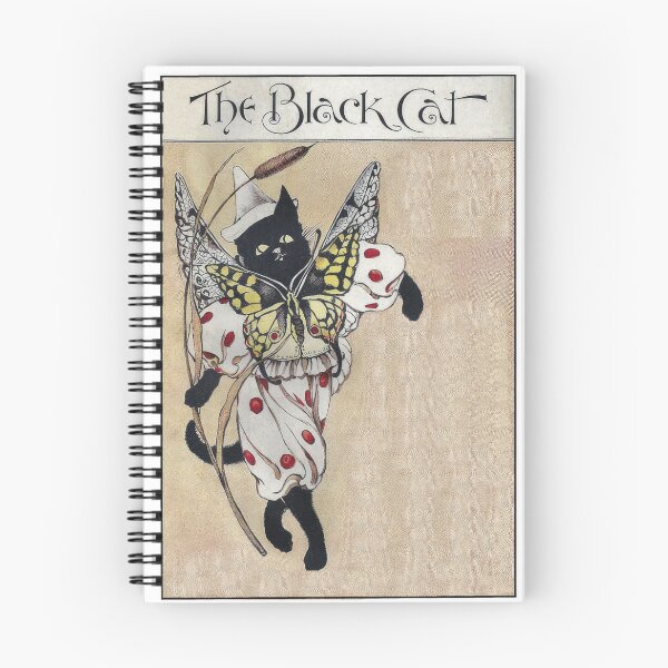 Item preview, The black cat dresses as a clown and a butterfly designed and sold by stevepaint.