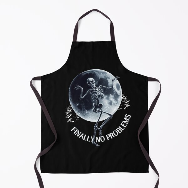 Item preview, Finally No Problems - Funny Dancing Skeleton Dark Humor designed and sold by PatykArt.