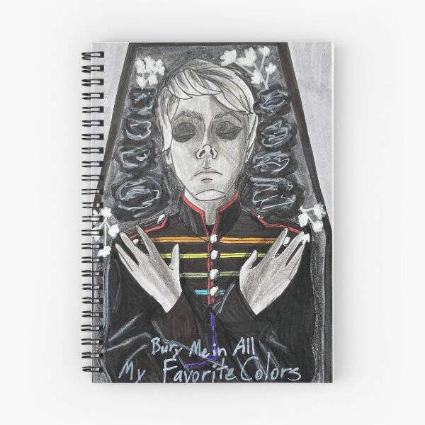 Item preview, Bury Me in All My Favorite Colors designed and sold by Stars and Vials.