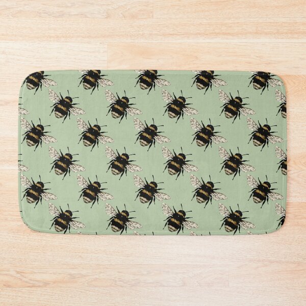 Item preview, Bumblebee Pattern – Cute Vintage Bee Print 1 designed and sold by SimplePoDesign.