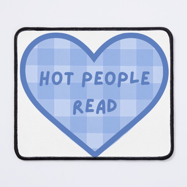 Item preview, Hot People Read Books Blue Heart Kindle Sticker designed and sold by MagicChelsea.