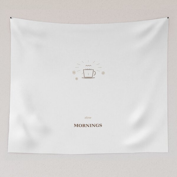 Item preview, Slow Mornings Cozy Coffee Line Art designed and sold by kd2010.