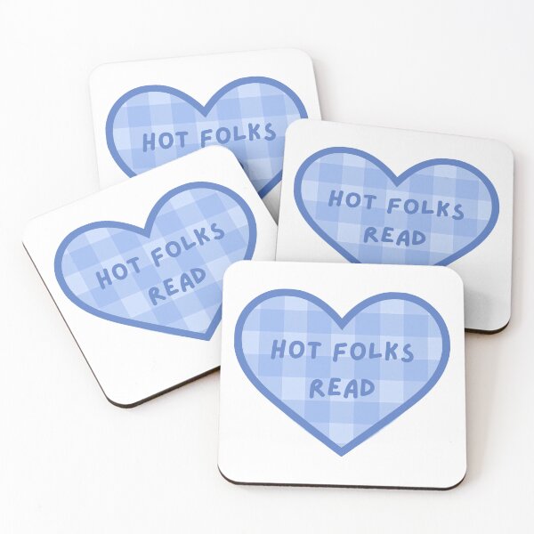 Item preview, Hot Folks Read Books Blue Heart Kindle Sticker designed and sold by MagicChelsea.