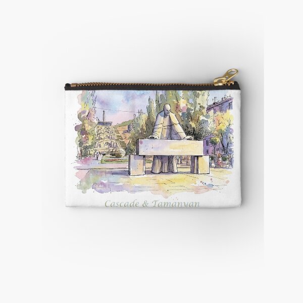 Item preview, Yerevan Cascade Alexander Tamanyan Monument Watercolor Art designed and sold by NareArt.