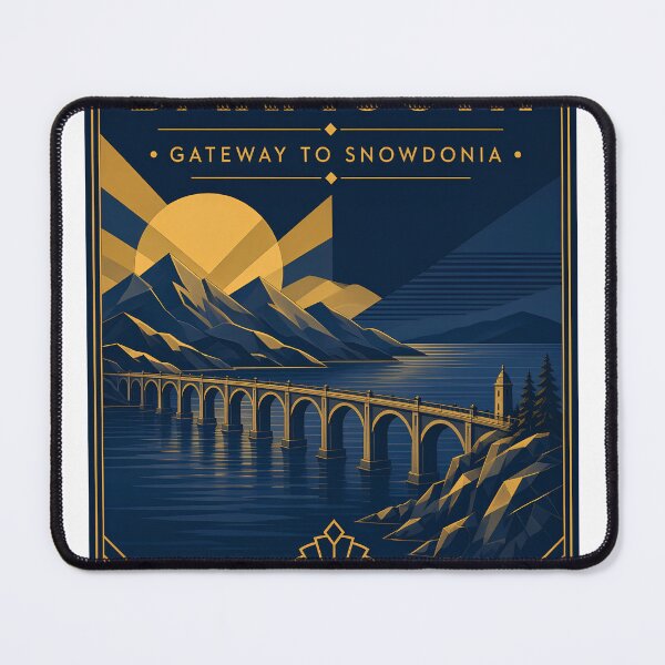 Item preview, Barmouth – Where the Mountains Meet the Sea designed and sold by kablon art ⭐⭐⭐⭐.