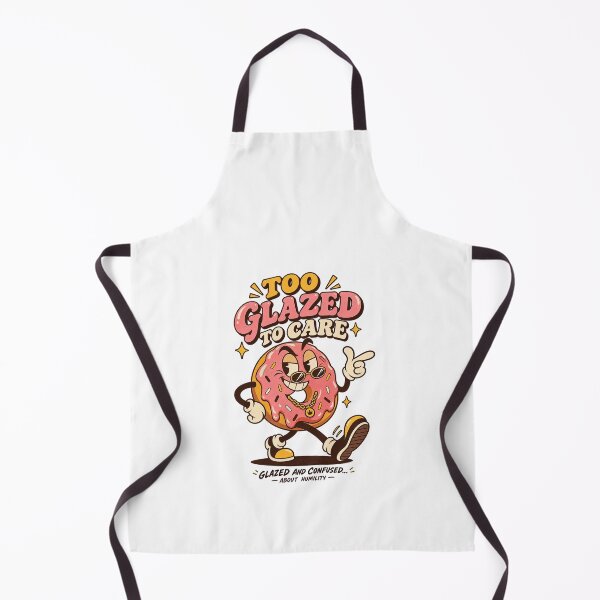 Item preview, Cocky Retro Donut Mascot Showing Off designed and sold by HoopeStylee.