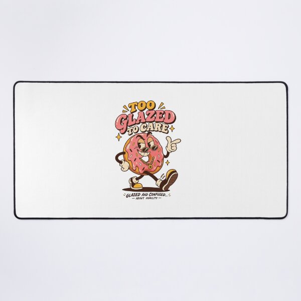 Item preview, Cocky Retro Donut Mascot Showing Off designed and sold by HoopeStylee.