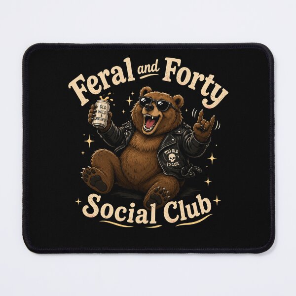 Item preview, Feral and Forty Social Club designed and sold by TheEndDesign.