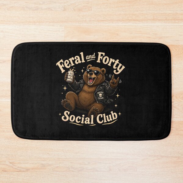 Item preview, Feral and Forty Social Club  designed and sold by TheEndDesign.