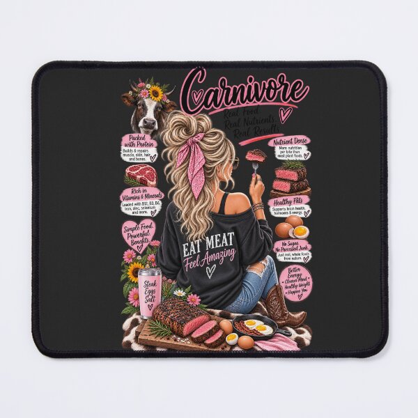 Item preview, FEMALE CARNIVORE FACTS designed and sold by CarnivoreGifts.