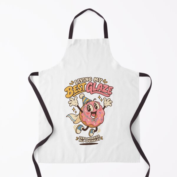Item preview, Joyful Donut Jumping With Sprinkles Flying designed and sold by HoopeStylee.