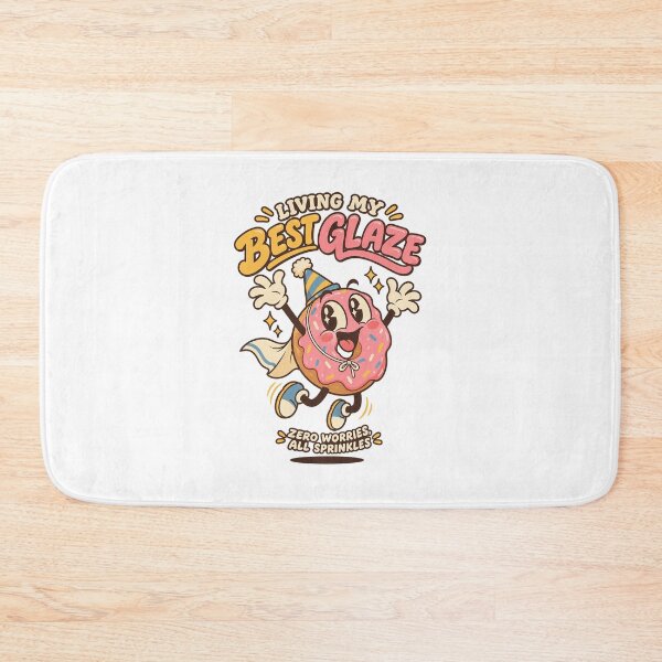 Item preview, Joyful Donut Jumping With Sprinkles Flying designed and sold by HoopeStylee.