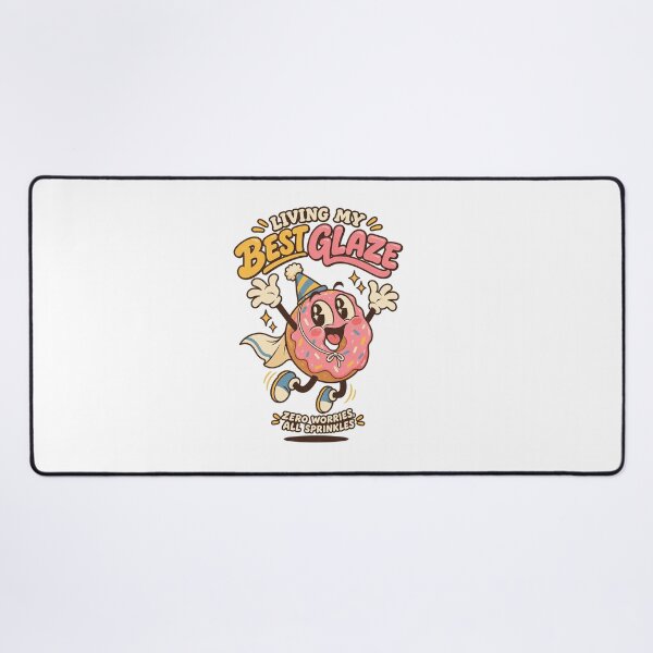 Item preview, Joyful Donut Jumping With Sprinkles Flying designed and sold by HoopeStylee.
