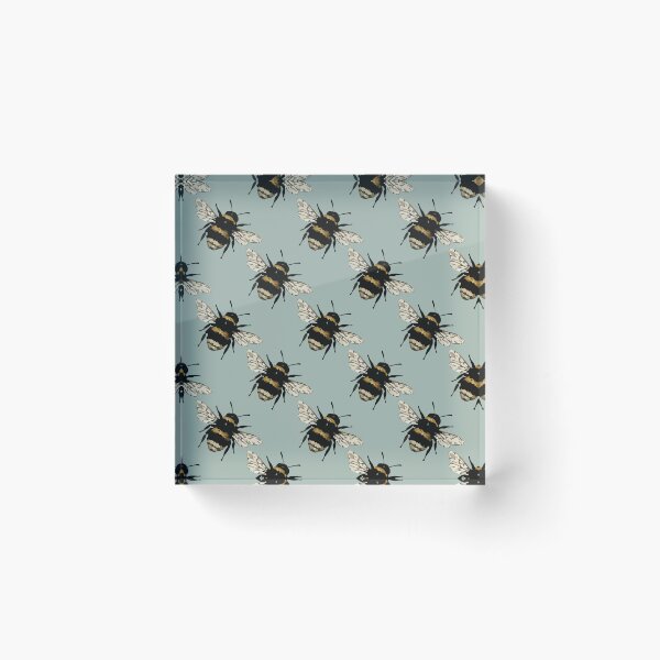 Item preview, Bumblebee Pattern – Cute Vintage Bee Print 3 designed and sold by SimplePoDesign.