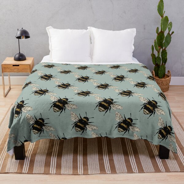 Item preview, Bumblebee Pattern – Cute Vintage Bee Print 3 designed and sold by SimplePoDesign.