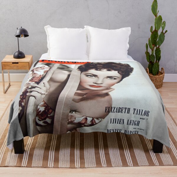Item preview, Vintage Picturegoer Magazine Pinup Poster with Elizabeth Taylor designed and sold by Cool Robot Bro..