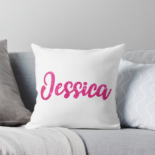 Item preview, Jessica Hot Pink Sparkly Personalised Name Design designed and sold by CamilasPrints.