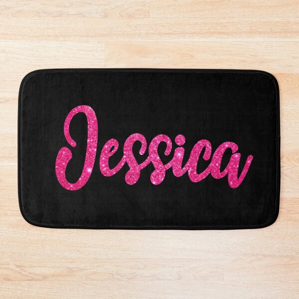 Item preview, Jessica Hot Pink Sparkly Personalised Name Design designed and sold by CamilasPrints.