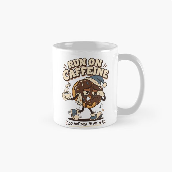 Item preview, Grumpy Donut Dragging Its Morning Coffee designed and sold by HoopeStylee.
