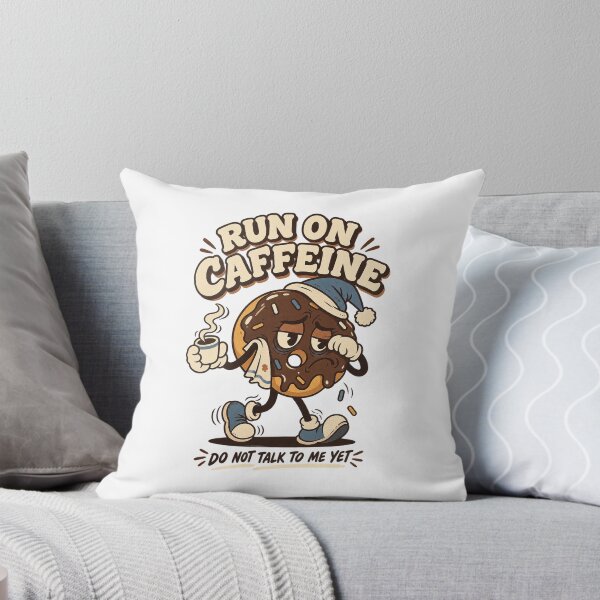 Item preview, Grumpy Donut Dragging Its Morning Coffee designed and sold by HoopeStylee.